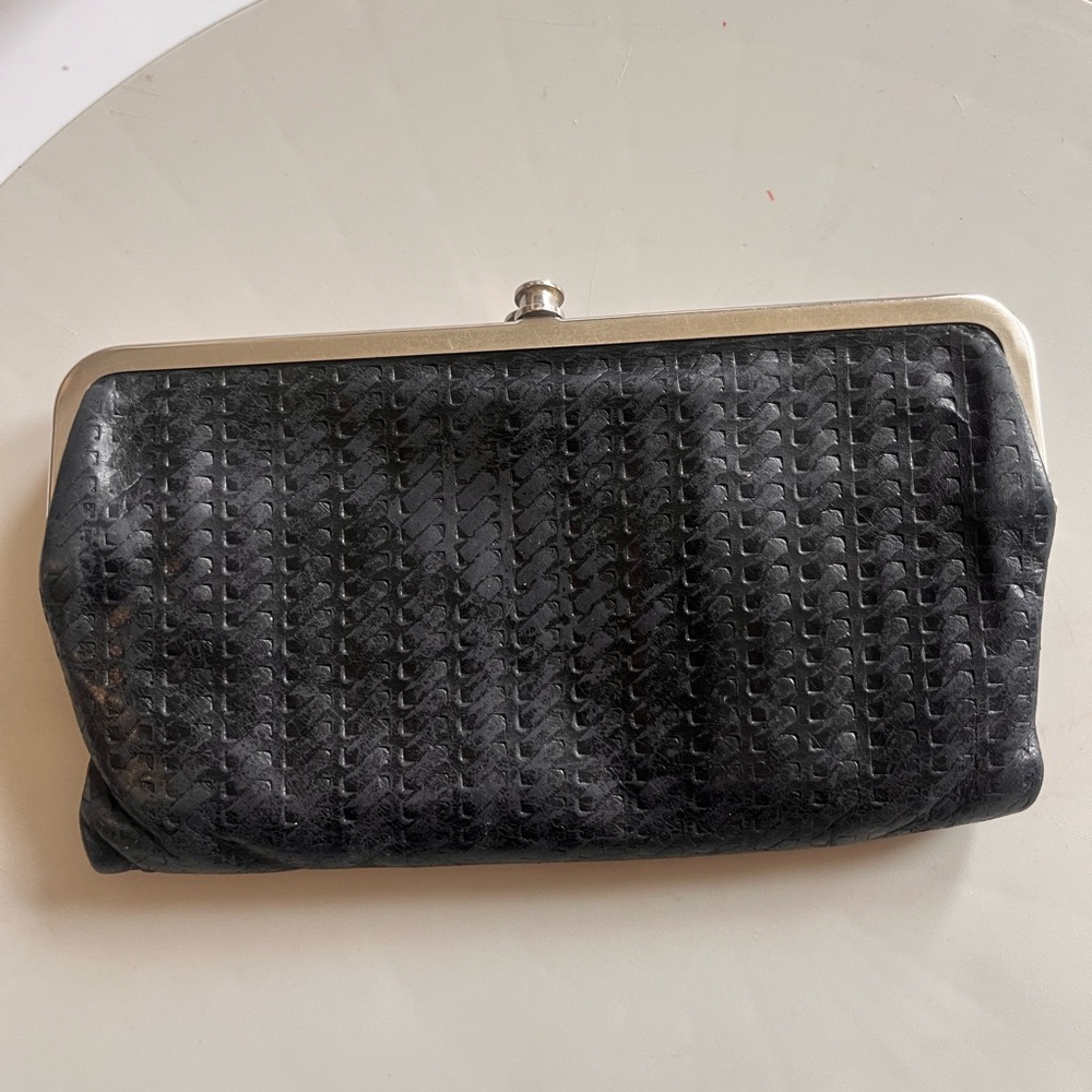 HOBO Black Textured Clutch
